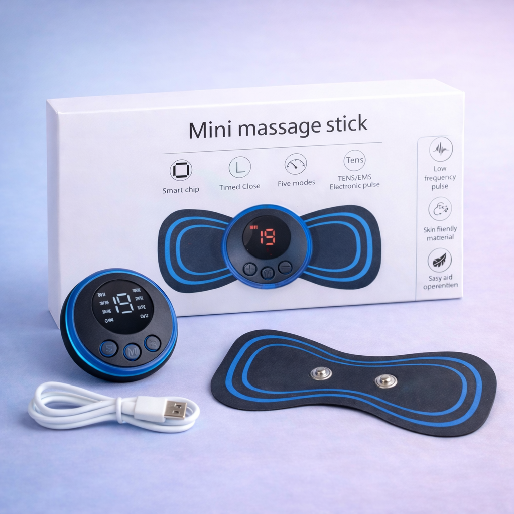 Masajeador Muscular Portátil EMS Relajación localizada donde más lo necesitas