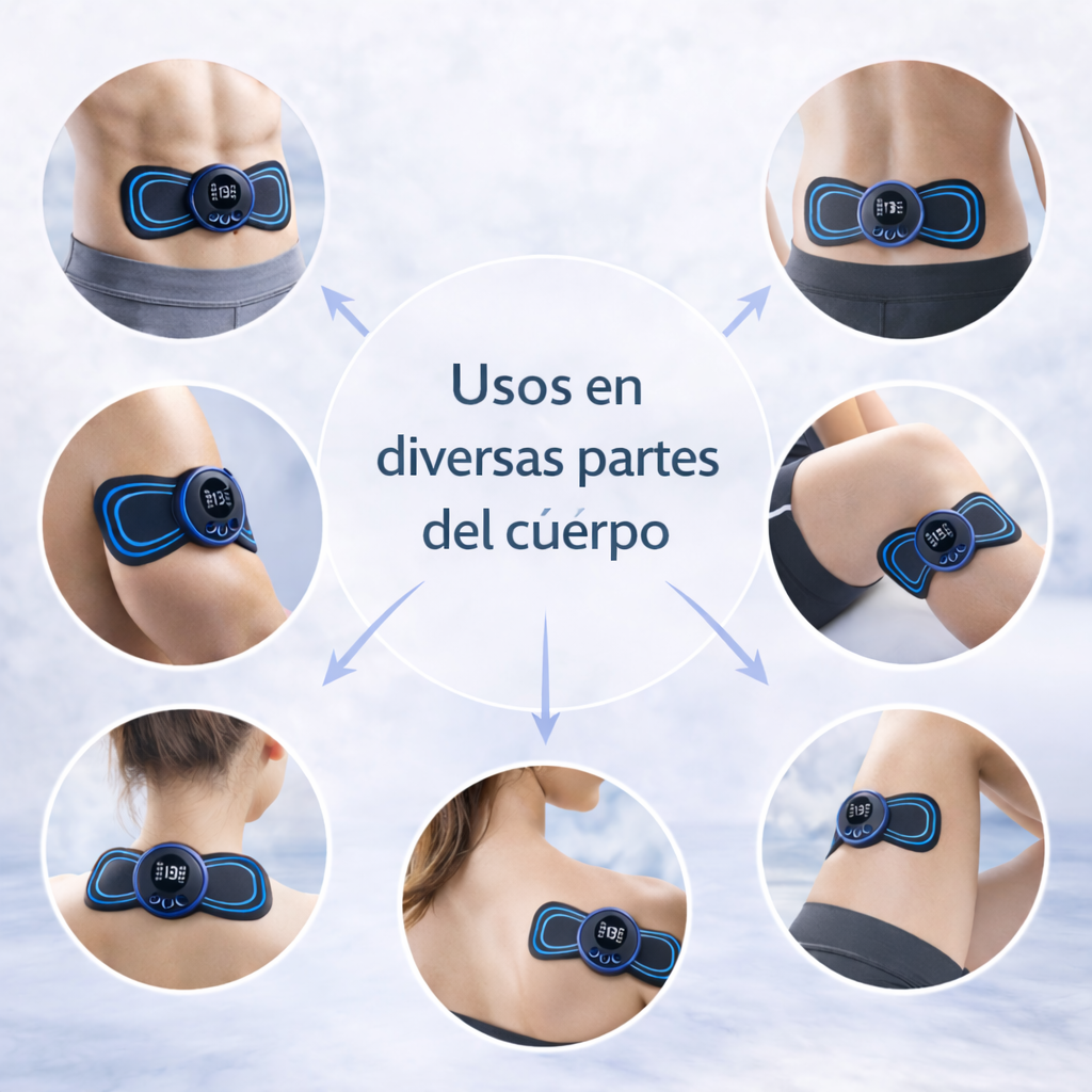 Masajeador Muscular Portátil EMS Relajación localizada donde más lo necesitas